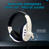 7260 Wired Headset with Mic,Ideal for Work Conferences、Study Documentation、Entertainment Gaming,Compatible with:PS4/PS5/Xbox One