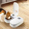 Smart Pet Feeder with Timer Automatic Food Dispenser for Cats Dogs Dry Wet Food Dual Meal Separation Puppy Kitten Feeding