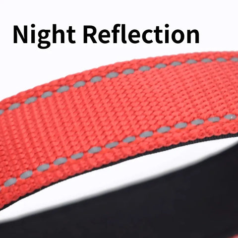 Dog Leash Short Dogs Leash 25cm Nylon Reflective Leashes for Dog Walking Comfortable Handle Short Dogs Leashes Nylon Pet Chain