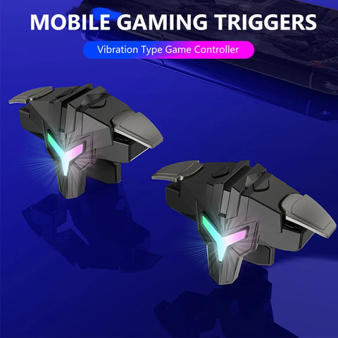 A1 Mobile Game Trigger for PUBG Phone Gaming Controller Gamepad Joystick Aim Shooting Triggers 4 Finger for PUBG Mobile Phone