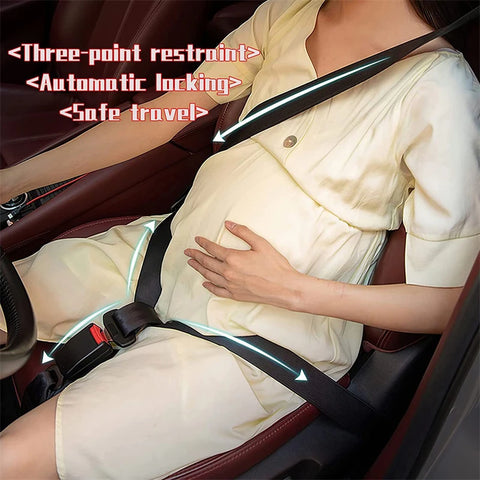 Car Seat Safety Belly Support Belt for Pregnant Woman Maternity Moms Belly Unborn Baby Protector Adjuster Extender Accessories