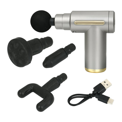 Mini Fascia Massage Gun Muscle Massage Gun with 4 Attachments for Muscle Recovery & Pain Relief