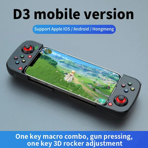 Wireless BT 5.0 Stretchable Game Controller For Mobile Phone Android IOS Gamepad Joystick Retractable Gamepad for PS4 Switch PC