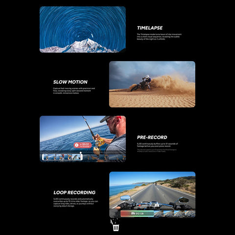 SJCAM SJ30 8K 20fps Action Camera Dual Lenses HD Night Video Flip Touchscreen 6-Axis Stabilization Sport Camera All-Day Power