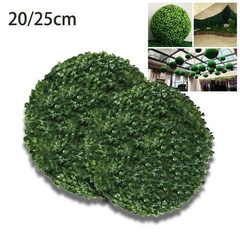 Round Artificial Plant Ball Simulation Leave Grass Ball Hanging DIY Decortion For Home Office Private Homes Restaurants Schools