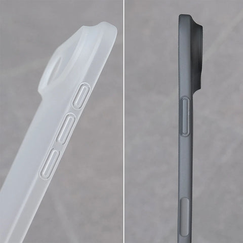 0.3mm Ultra Thin Hard Case For iPhone Air 17 16 Pro Max Plus 16E Translucent Matte Black Slim PP Shell For iPhone17ProMax 16Pro