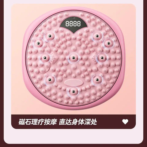 Upgraded Waist Twist Turntable Weight Loss Home Exercise Intelligent Counting Plantar Acupressure Board Massage Waist Artifact