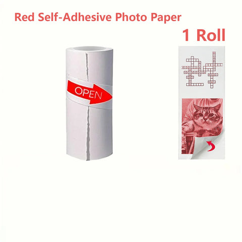 Cute Shape Instant Print Camera, 1080P HD Dual-Lens Camera Instant Print, Comes with Rolls of Thermal Printing Paper