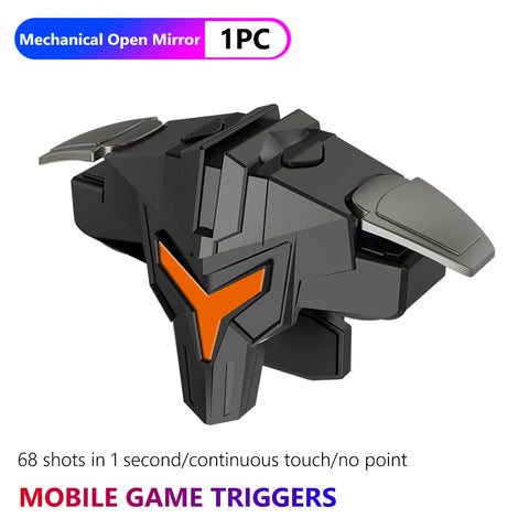 A1 Mobile Game Trigger for PUBG Phone Gaming Controller Gamepad Joystick Aim Shooting Triggers 4 Finger for PUBG Mobile Phone