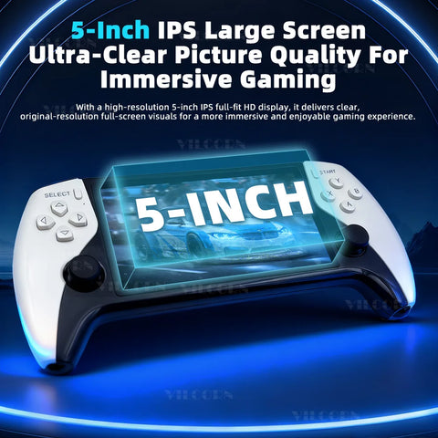 Portable Handheld Game Console 5inch Large Screen Game Player For PS1 GBA MAME Support FHD to TV Retro Game Machine Gift