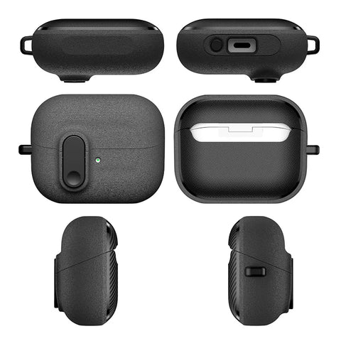 New for Samsung Galaxy Buds 3/3Pro Case with Secure Lock Shockproof for Samsung Galaxy Buds 3 Cute Protective Cover(Sand Stone)