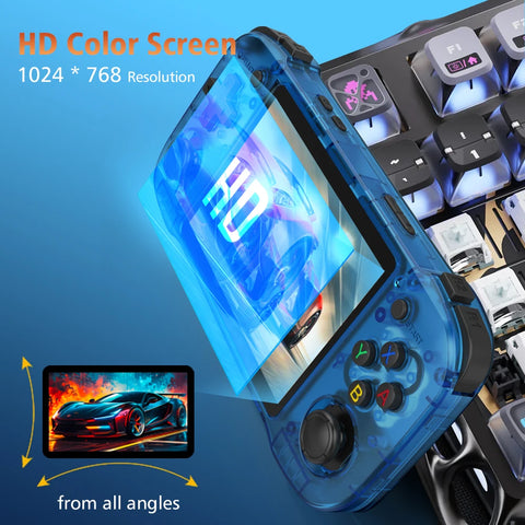 R46H Retro Handheld Game Console Linux System 4.2Inch IPS Portable Pocket Player 128G 29K Games Video Gaming Kids Gifts R36S pro