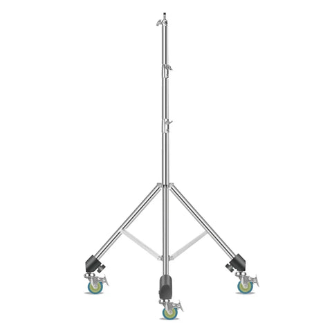 2/2.9M Tripod Super Stable Big Tripod Foldable Light Stand Lifting Frame Wheels Photography Softbox Photo Studio Stainless Steel