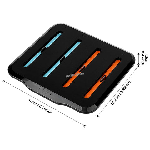 Charging Dock for Switch 2 Joycons Controllers 4-in-1 Charger Station Base Super Slim and Overcharge Protection w Charging Cable