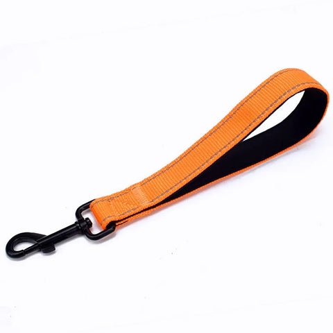 Dog Leash Short Dogs Leash 25cm Nylon Reflective Leashes for Dog Walking Comfortable Handle Short Dogs Leashes Nylon Pet Chain
