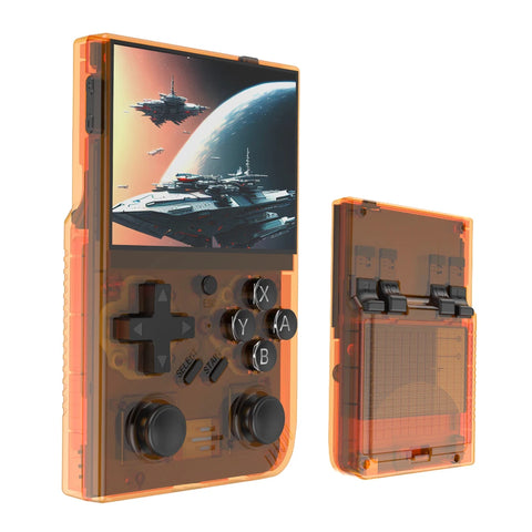 2026 New R35 Plus Retro Handheld Video Game Console Linux System 3.5 Inch IPS Screen Portable Pocket Video Player R36S 64G Games