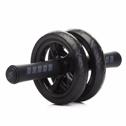 Great-Quality Abs Roller Fitness Equipment Mute Non-slip Double-Wheel Abdominal Wheel Exercise Ab Work Out Gym Muscle