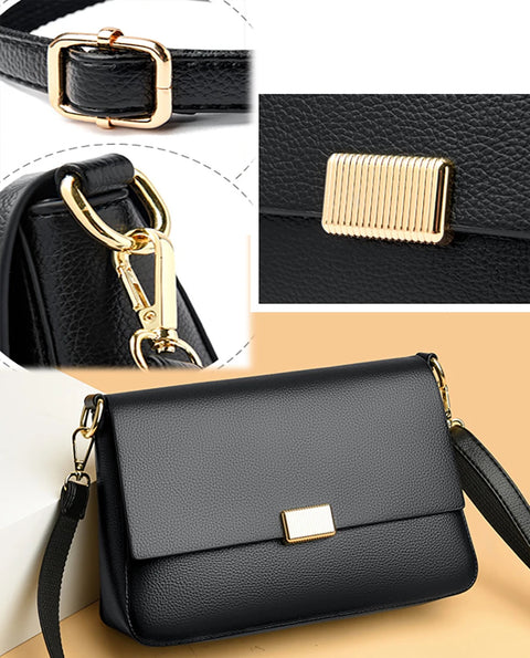 2024 Crossbody Bag For Women Fashion Small PU Leather Shoulder Bags Luxury Designer Quilted Female Zipper Purse And Handbags