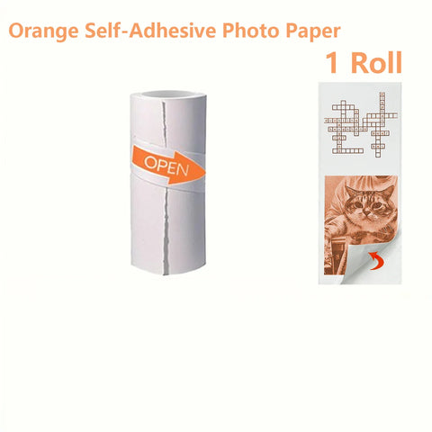 Cute Shape Instant Print Camera, 1080P HD Dual-Lens Camera Instant Print, Comes with Rolls of Thermal Printing Paper