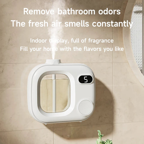 Smart Aroma Diffuser Humidifier Suitable for Essential Oil Perfumes USB Rechargeable 5 Level Adjustable Timer Indoor Freshener