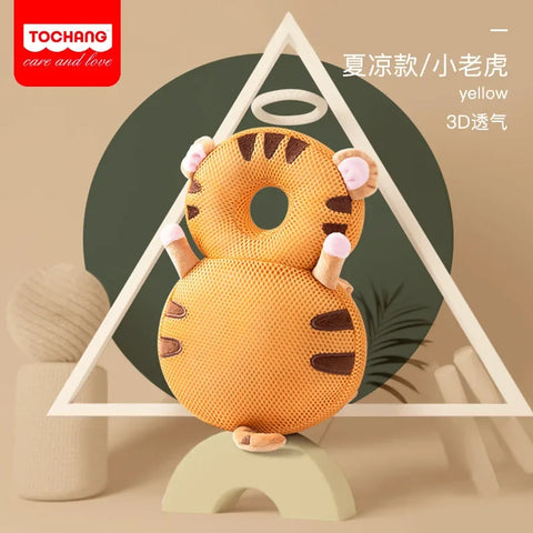 Toddler Safety Backpack Head Protector Baby Walking Crash Cushion Anti-Fall Pillow Learning To Walk Infant Fall Protection Gear