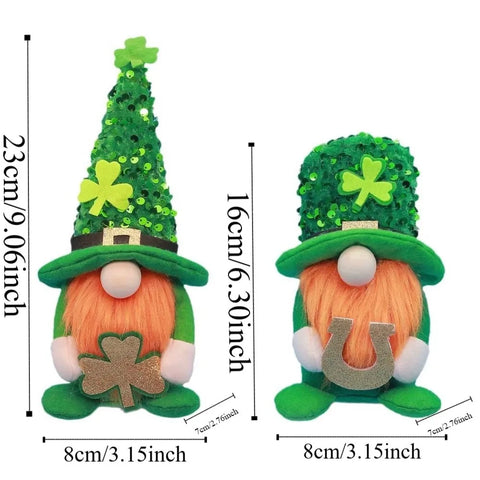 Creative Leprechauns Ornament Crafts St Patrick's Day Guardian of Ireland Dwarf Mini Cartoon Easter Day Ornament Party Decor