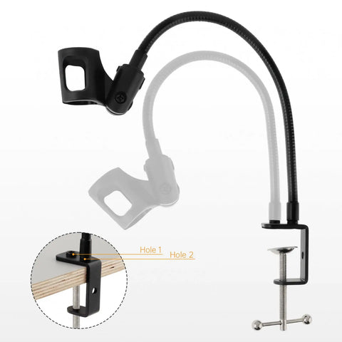 Flexible Gooseneck Desktop Mic Stands Holder Microphone Stand, Gooseneck Microphones Arm Stand