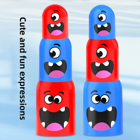 Tic-Tac-Toe Game, Brain Teaser, Family Interaction, Fun Nesting Doll Board Game, Party Game, Christmas