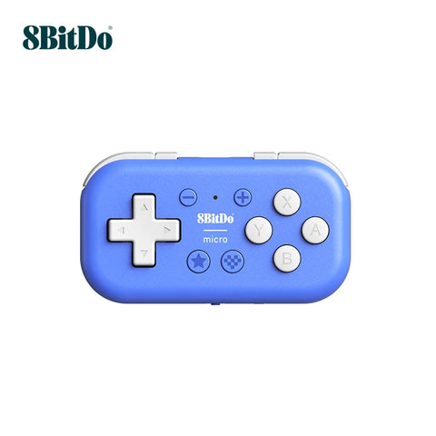 8Bitdo Micro Bluetooth Gamepad Pocket-sized Mini Controller for Switch1/2, Android,iOS,and Raspberry Pi, Supports Keyboard Mode