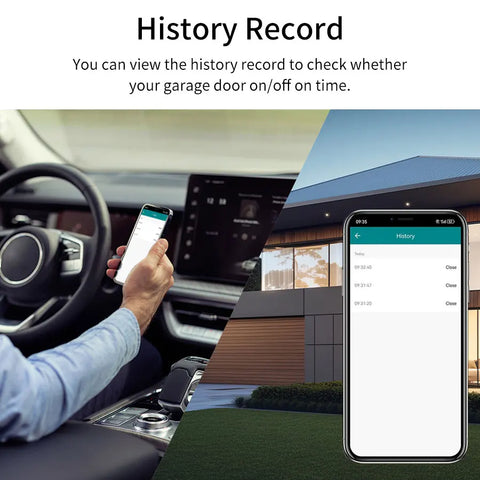 100-240V Tuya Zigbee/WiFi Garage Door Switch Smart Gate Opener Controller Module Voice App Control Work Alexa Google Assistant