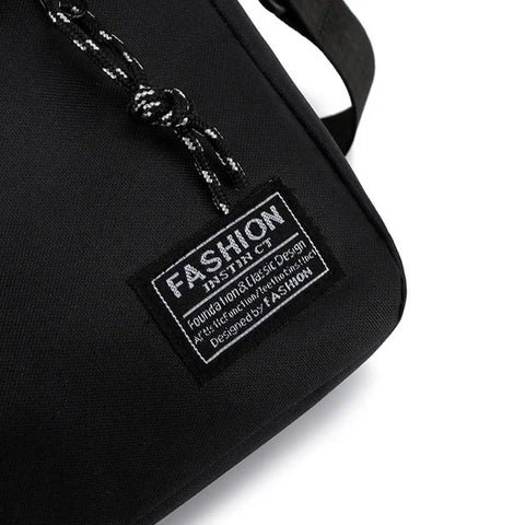 Crossbody Shoulder Bag Men's Small Bag Shoulder Bags Trendy Diagonal Backpack Chest Bags Light Boy Mini Casual Bag Waist Pack
