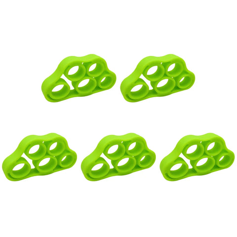 5-1PCS Silicone Finger Gripper Strengthener Trainer 6-80LB Elastic Hand Grip Finger Exerciser For Guitar/Patient Hand Trainer