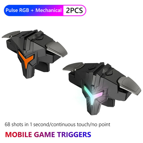 A1 Mobile Game Trigger for PUBG Phone Gaming Controller Gamepad Joystick Aim Shooting Triggers 4 Finger for PUBG Mobile Phone
