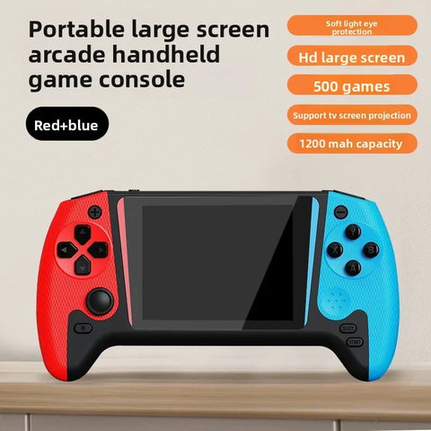 3000 Games X9 Handheld Video Game Console 5.5inch Screen Retro Video Game Player Built in 10 Emulators Support NES GBA GBC Gift