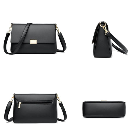 2024 Crossbody Bag For Women Fashion Small PU Leather Shoulder Bags Luxury Designer Quilted Female Zipper Purse And Handbags