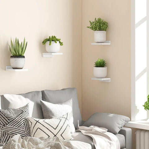 Floating Shelves for Wall, Wood Shelf 5 Inch Display Ledges Room Decor,