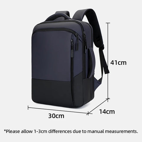 USB Business Backpack Commuting Hiking Camping Shopping Outdoor Travel Bag Laptop Computer Handbag Short Trip College Schoolbag