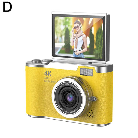 Digital Camera Children Cameras with 2.4 Inch Screen Flash Lamp Video Recorder 8x Zoom Compact Cam Student Small Camcorder