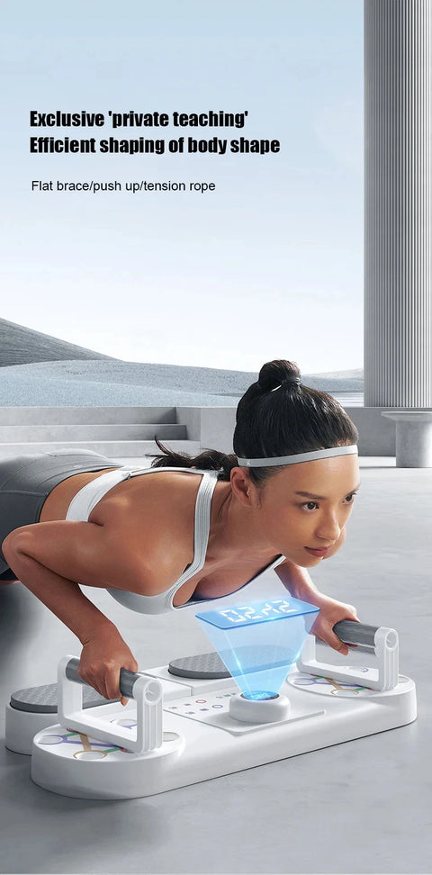 Multifunctional Plank Support Pushups Stand Training Board Home Intelligent Exercise Equipment for Chest and Abdominal Muscles
