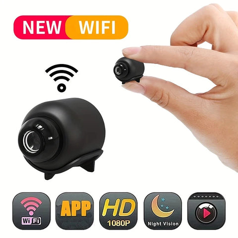 X5 Mini Camera 1080P Clear Night Vision Lightweight Portable Premium Cams Motion Detection Wireless WiFi Surveillance Camera