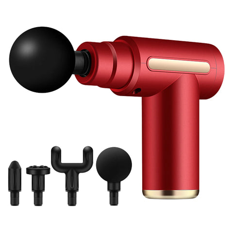 Mini Fascia Massage Gun Muscle Massage Gun with 4 Attachments for Muscle Recovery & Pain Relief