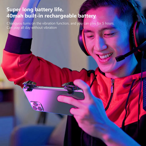 A1 Mobile Game Trigger for PUBG Phone Gaming Controller Gamepad Joystick Aim Shooting Triggers 4 Finger for PUBG Mobile Phone