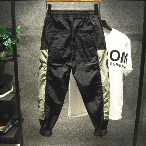 Cargo Pants for Men Summer Black Trousers Man Harem Joggers Green Emo Casual Big Size Clothing Fashion Street Large Cheap Cotton