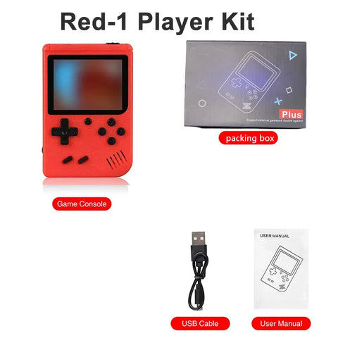 Built-in 400 FC Games with Portable Case Mini Retro Handheld Game Console 3.0 Inch LCD Screen Video Game Player Kids Boys Gift