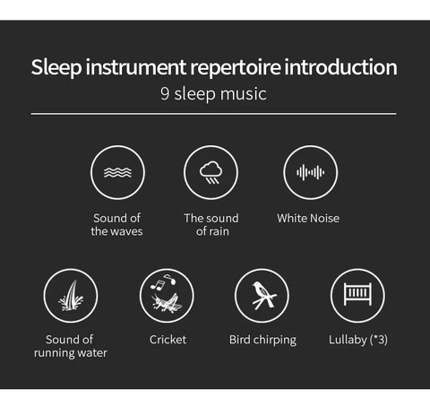 Baby White Noise Machine for Sleeping, Portable Sound Soother with 10 Relaxing Sounds, USB Rechargeable, Auto-Off Timer