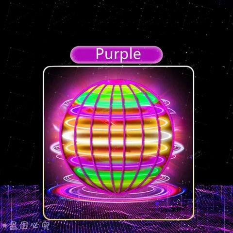 Flying Ball Boomerang Spinner Toys Hand Control Drone 360° Rotating Mini UFO With LED Lights for Children Funny Birthday Gifts