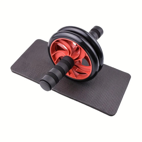 Great-Quality Abs Roller Fitness Equipment Mute Non-slip Double-Wheel Abdominal Wheel Exercise Ab Work Out Gym Muscle