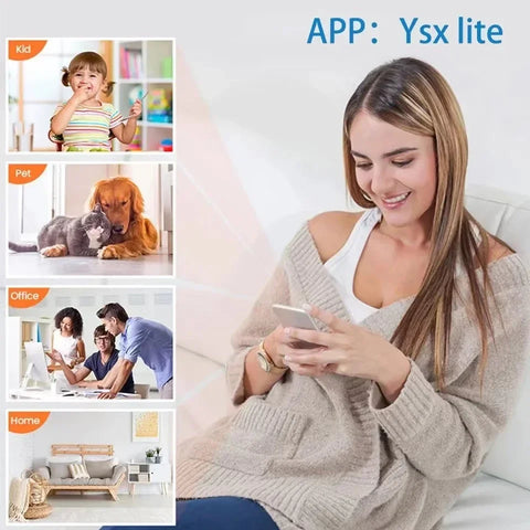 1080P Mini WiFi Camera with HD Night Vision, Home X5 Remote Monitoring for Kids, Pets, and Safety - Perfect Gift