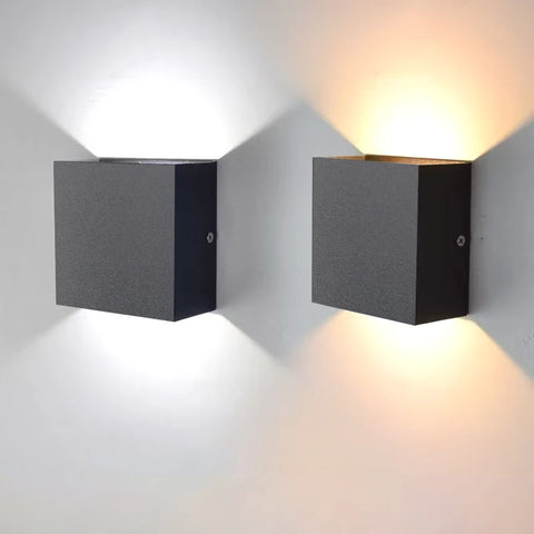 6W/12W LED wall lamp aluminum alloy wall light indoor lighting hard wired wall lamps suitable for bedrooms and living rooms
