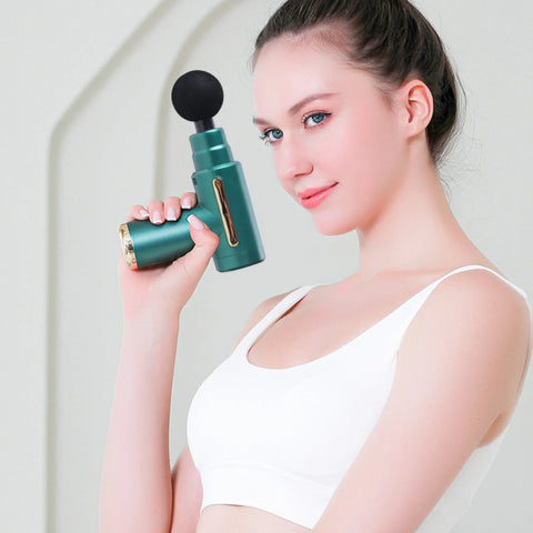 Mini Fascia Massage Gun Muscle Massage Gun with 4 Attachments for Muscle Recovery & Pain Relief